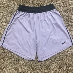Purple Nike shorts